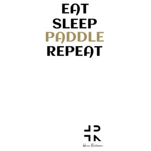 Eat Sleep Paddle Repeat - Mens Lowdown Singlet Design