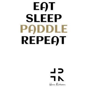 Eat Sleep Paddle Repeat - Mens Authentic Singlet Design