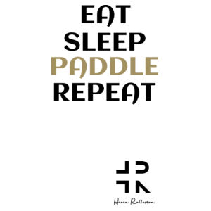 Eat Sleep Paddle Repeat - Womens Sunday Singlet Design