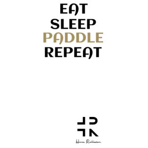 Eat Sleep Paddle Repeat - Unisex Barnard Tank Design